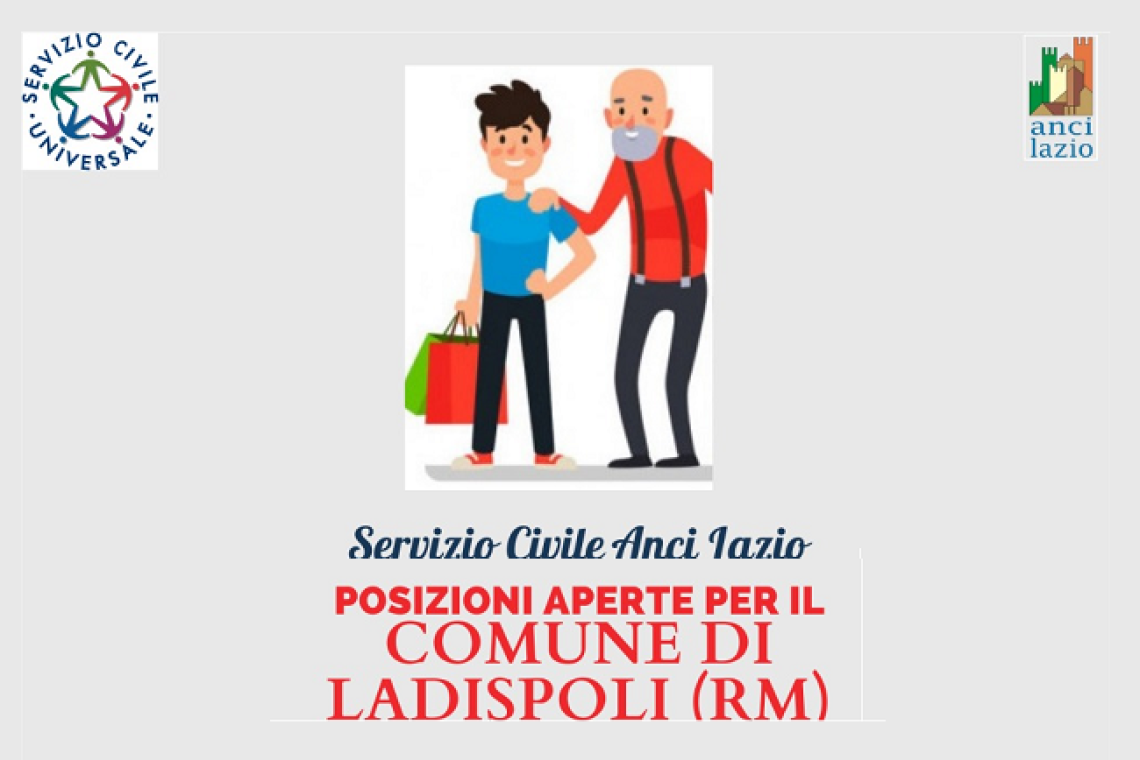 Servizio Civile Anci Lazio - 4 candidature al comune di Ladispoli