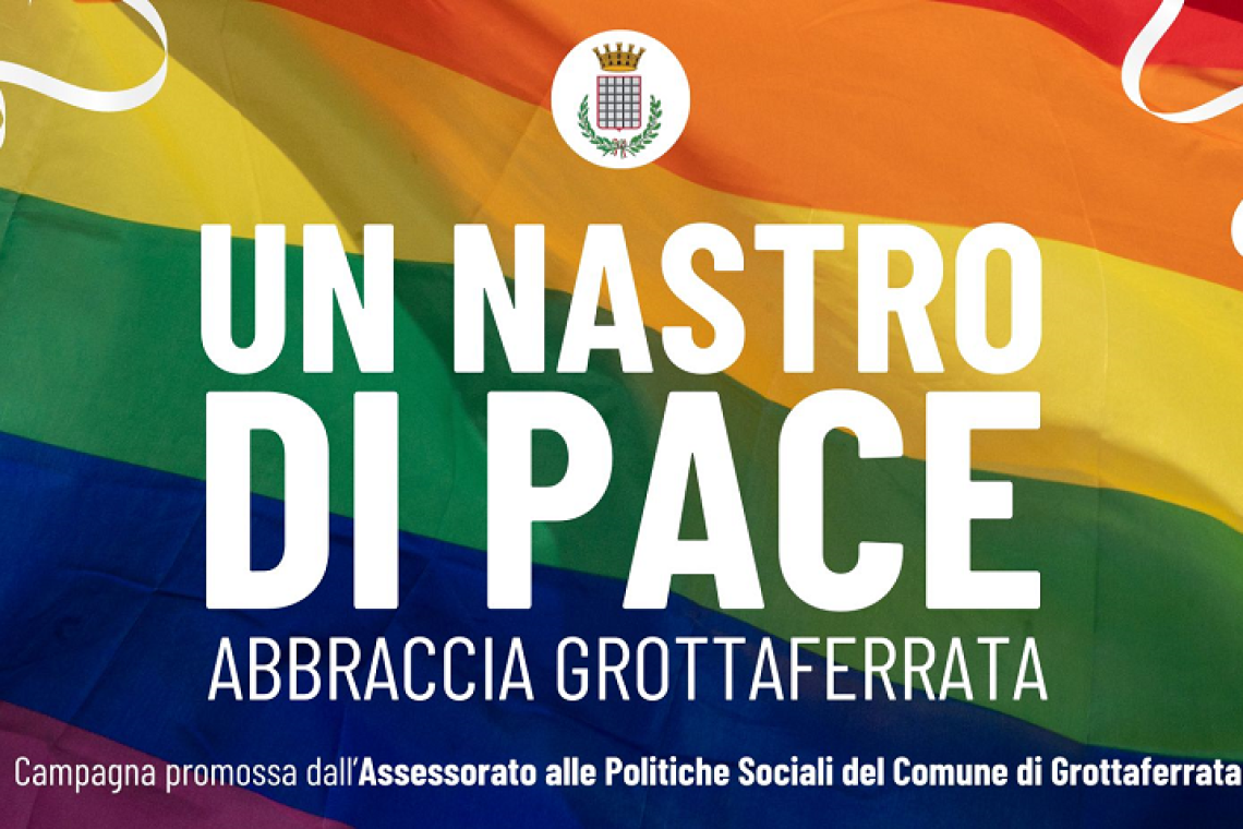 Un Nastro di Pace abbraccia Grottaferrata: al via la campagna di sensibilizzazione