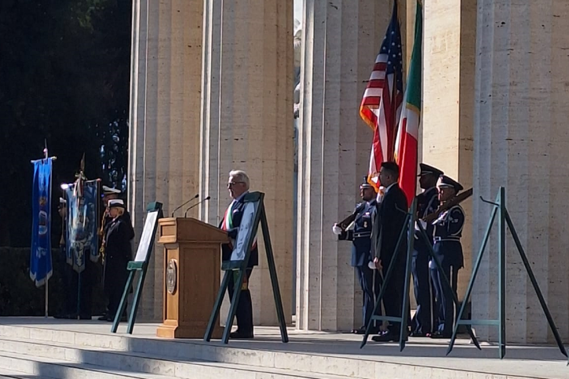 80° Anniversario dello Sbarco Alleato: la solenne cerimonia al Sicily-Rome American Cemetery