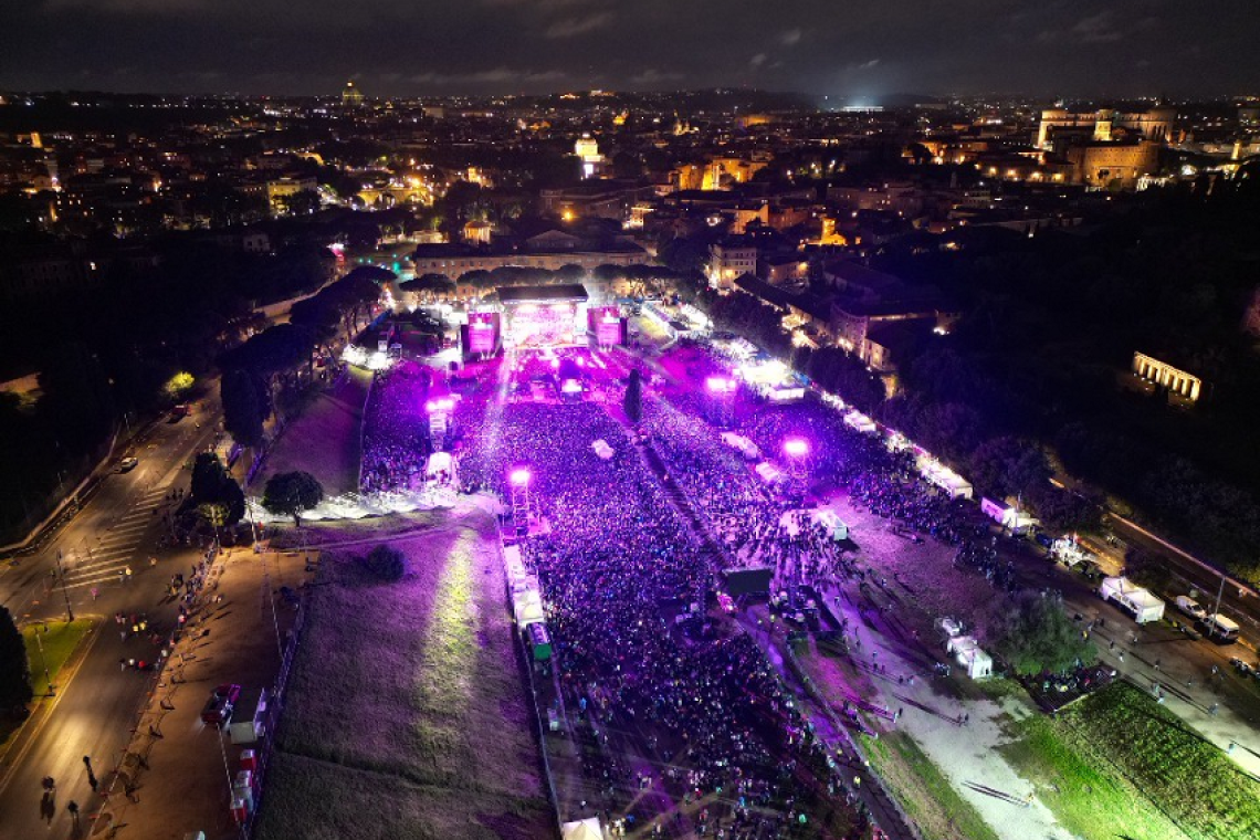 Grandissimo successo per il Concerto del primo Maggio di Roma 2024