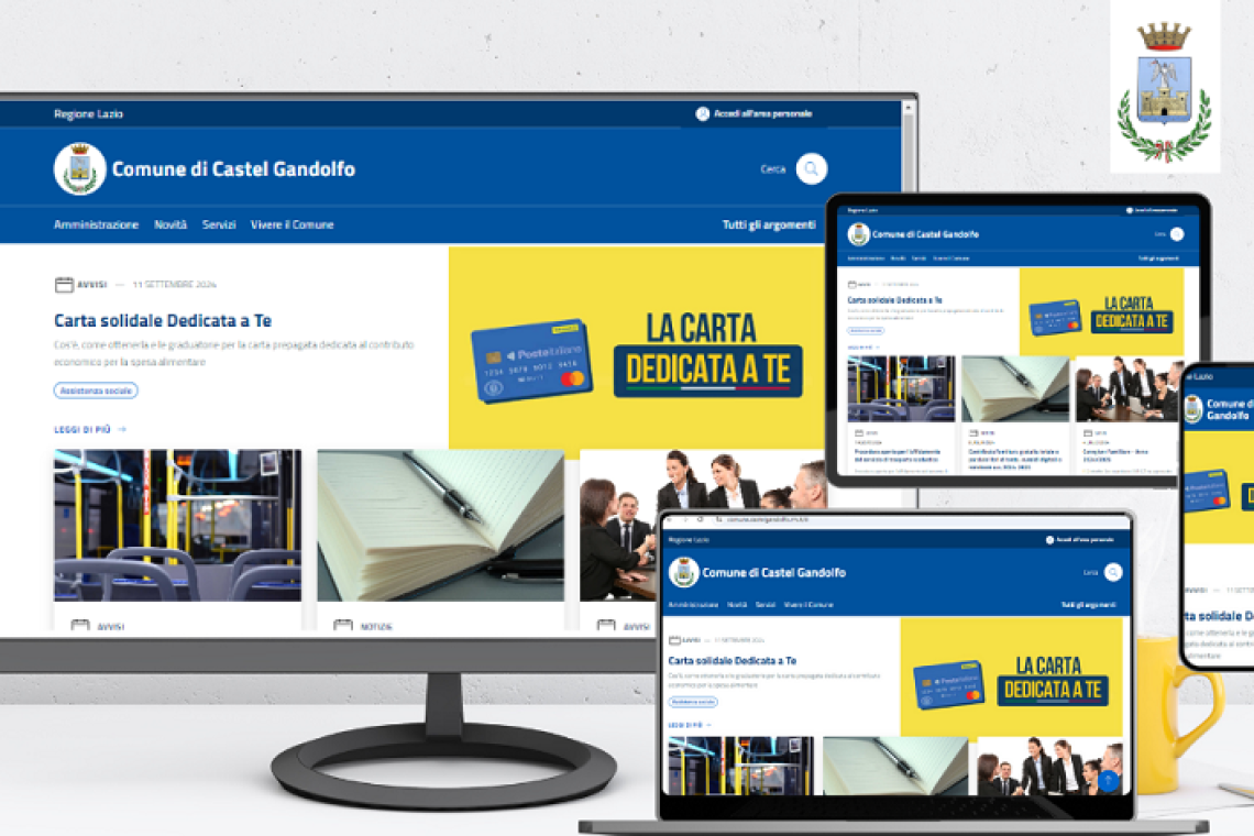 È online il nuovo sito del Comune di Castel Gandolfo