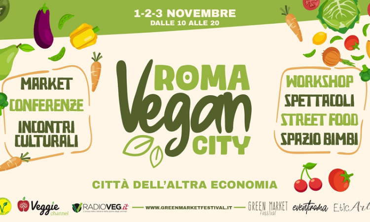 Arriva il primo Roma Vegan City! 1/2/3 Novembre 2024