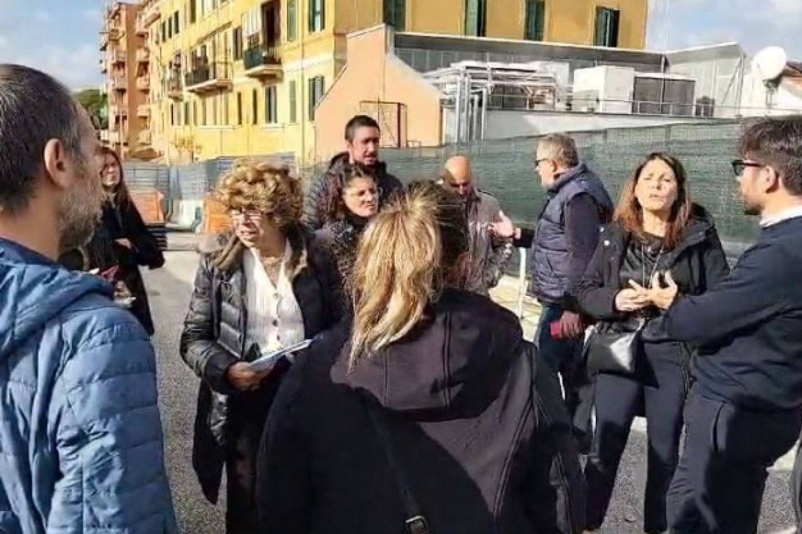 Municipio VIII: sopralluogo Segnalini-commissione LLPP E Astral a ponte Giulio Rocco