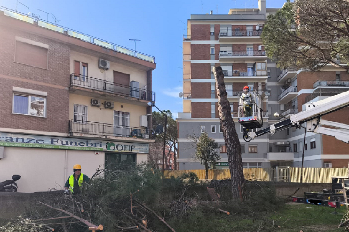 Pomezia, al via i lavori di riqualificazione dei giardini di via Farina e dell’area verde tra via del Mare e via Roma